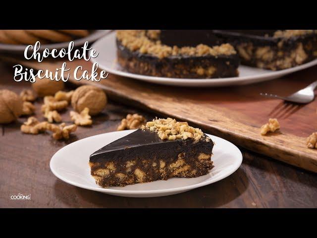 No-Bake Chocolate Biscuit Cake