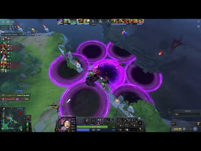 How to lane mid void spirit (Malr1ne) vs huskar - Dota 2