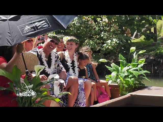 Dwayne "The Rock" Johnson Visits The Polynesian Cultural Center