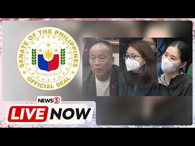 LIVE | Pagdinig ng Senado hinggil kay Alice Guo, ilegal na POGO sa bansa