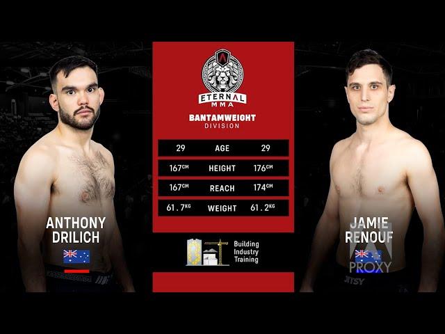 Eternal MMA 75: Anthony Drilich vs Jamie Renouf | FULL FIGHT