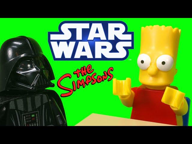 LEGO Simpsons First Day of School with Darth Vader Teacher - BrickQueen