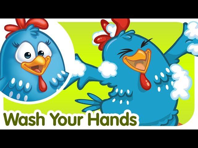 Wash Your Hands - Lottie Dottie Chicken - Kids songs and nursery rhymes in English