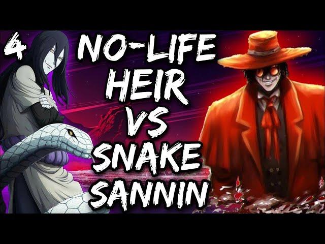 What If Naruto Became Heir Of No Life Prince || No life Heir Vs Snake Sannin || Part 4