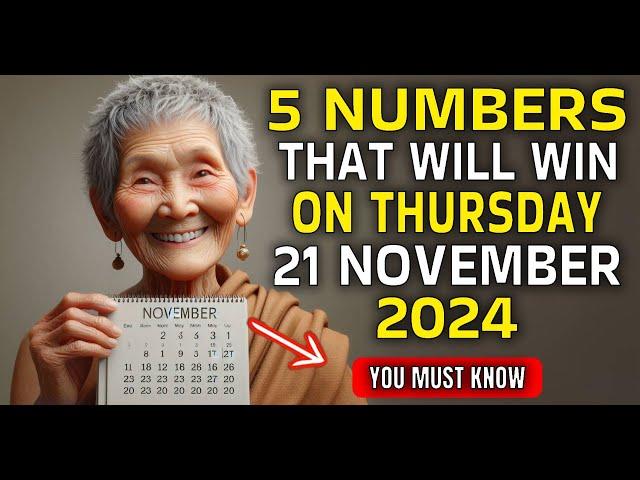 Lucky Numbers: 5 NUMBERS TO WIN JACKPOT on Friday 15th NOVEMBER 2024 | Buddhist Philosophy