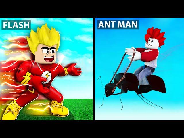 THE FLASH VS ANT MAN FIGHT IN SUPER HERO TYCOON Khaleel and Motu Gameplay