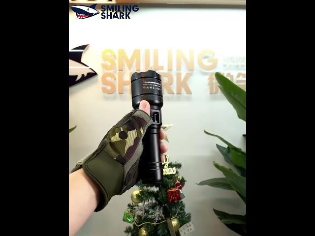 Smiling Shark 10000 Lumens Torch Rechargeable Flashlight Super Bright-7004