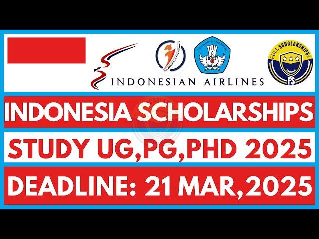 Fully Funded Indonesian Government KNB International Scholarship for Bachelors, Masters PhD  2025-26