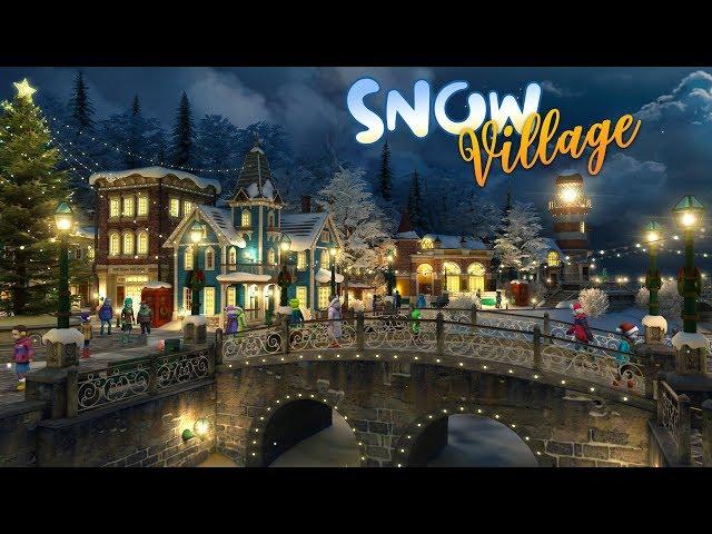 Snow Village 3D Live Wallpaper and Screensaver