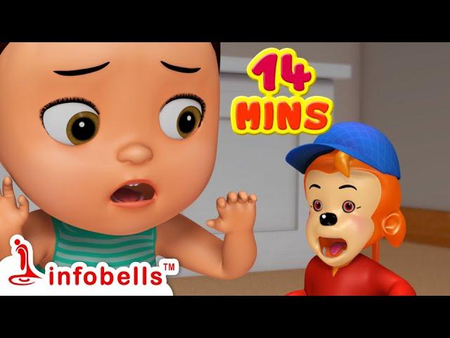 Bandar Mama Pahan Pajama Baby Pretend Play | Hindi Rhymes for Children | Infobells