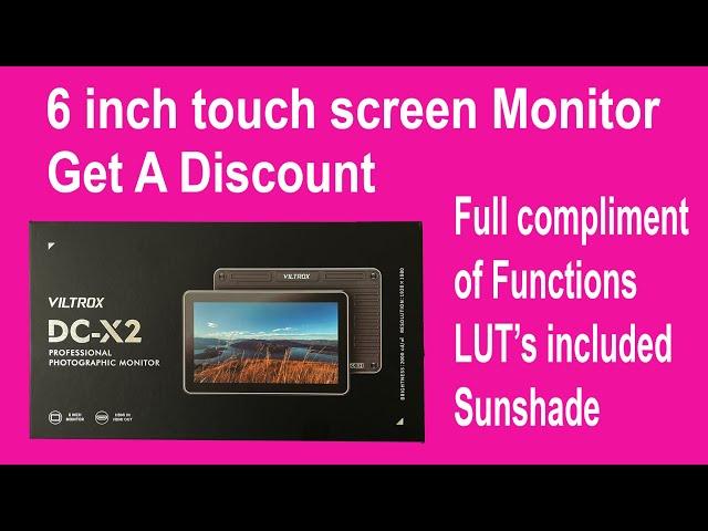 Viltrox DX-X2 6 inch Touch Screen Monitor