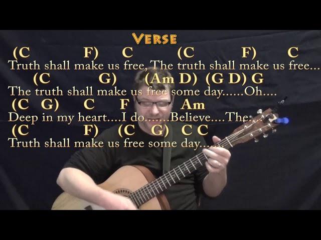 We Shall Overcome (HYMN) Guitar Cover Lesson in C with Chords/Lyrics