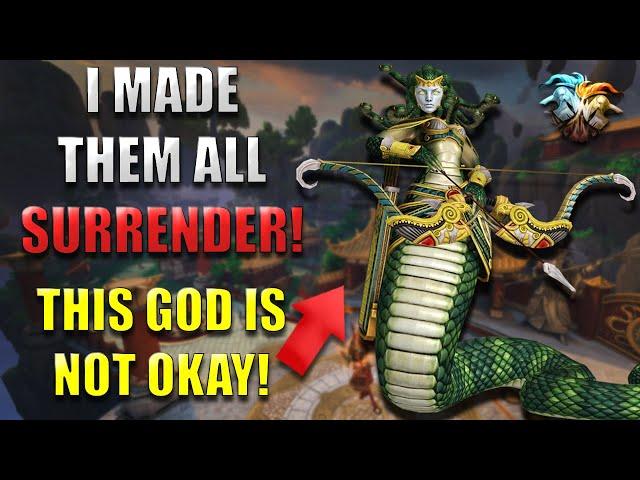 1 Hour Of Making Players SURRENDER With Medusa! - Grandmasters Ranked Duel - SMITE