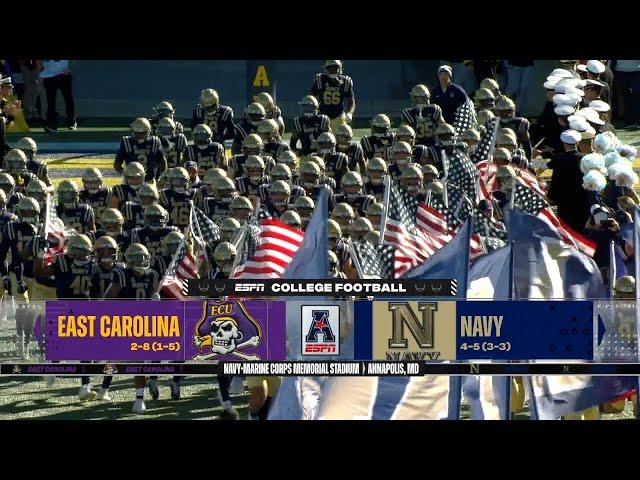 Highlights: Navy Football vs. ECU