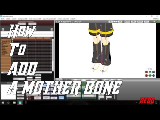 [MMD] How To Add A Mother Bone (Redo)