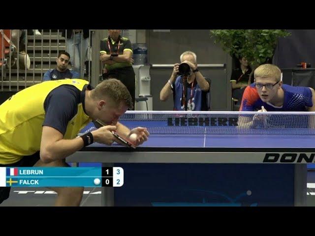 FULL MATCH | Felix Lebrun vs Mattias Falck | 2024 European Championships