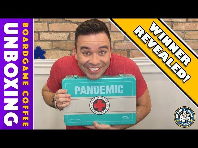 Pandemic Unboxing 10th Anniversary Edition with Board Game Coffee