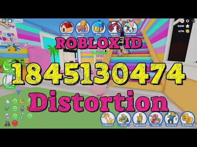 DISTORTION Roblox Song Codes