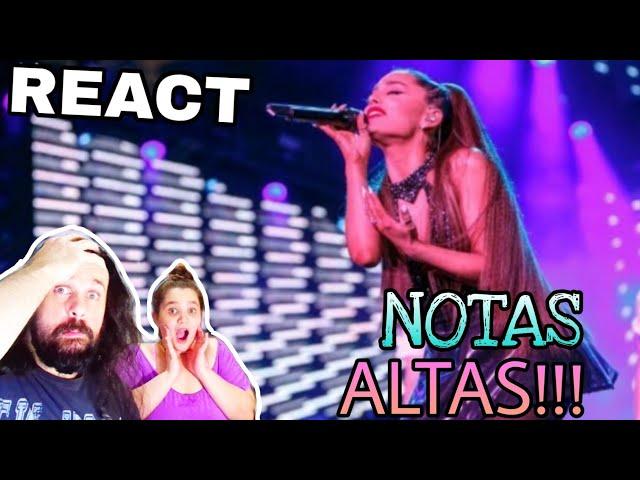 REAGINDO: ARIANA GRANDE - BEST LIVE VOCALS (PARTE 1 REACTING)