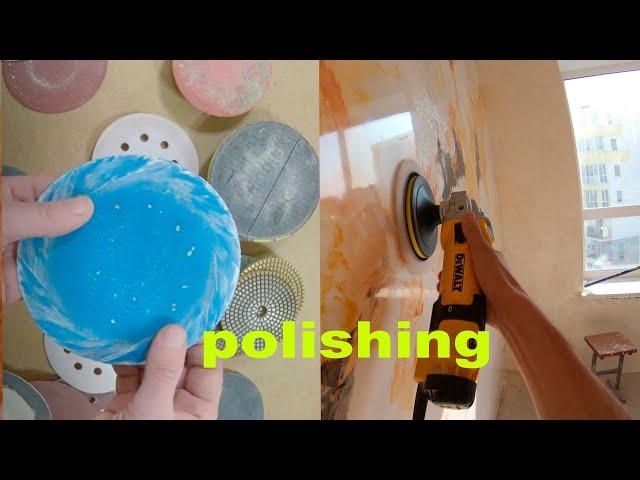 Master class POLISHING !!! How and what to polish: paint, Venetian plaster, putty. Part 2