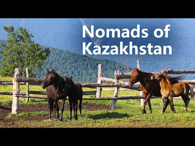 The hard but happy life of a family of livestock farmers in the mountains of Kazakhstan