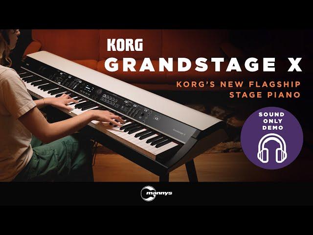 Grandstage X! Korg's new flagship Stage Piano has arrived  [Sound-only demo]