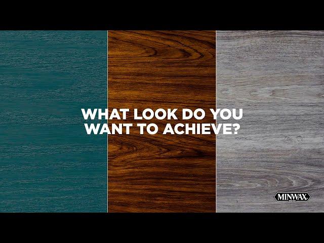 Minwax® | How to Choose a Stain