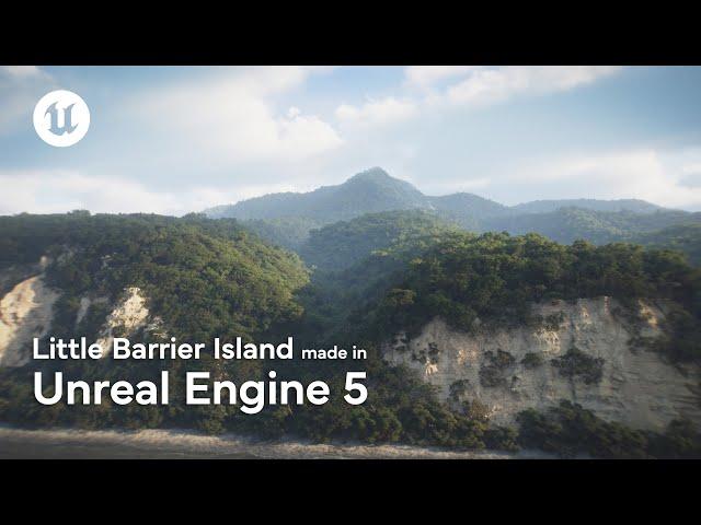 Little Barrier Island (Te Hauturu-o-Toi) made in Unreal Engine 5