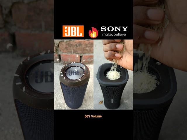 JBL vs SONY Bassboosted Rice Test