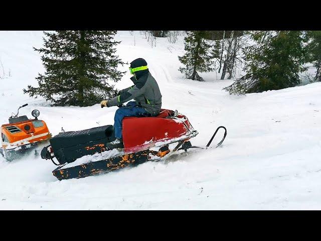 Вижас.Снегоходы буран.Жестокие испытания снегоходов