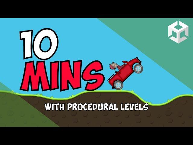 Make Hill Climb Racing in 10 Minutes (Unity Tutorial)