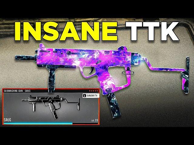 the FASTEST KILLING SMG in BLACK OPS 6!  (Best SAUG Class Setup) BO6 / Warzone