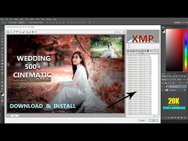 500+Camera Raw Presets | Wedding & Cinematic | Download & Install 2021