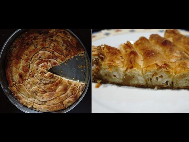 greek twisted cheese pie with all my mother secrets - сырный пирог - if Mediterranean Recipes