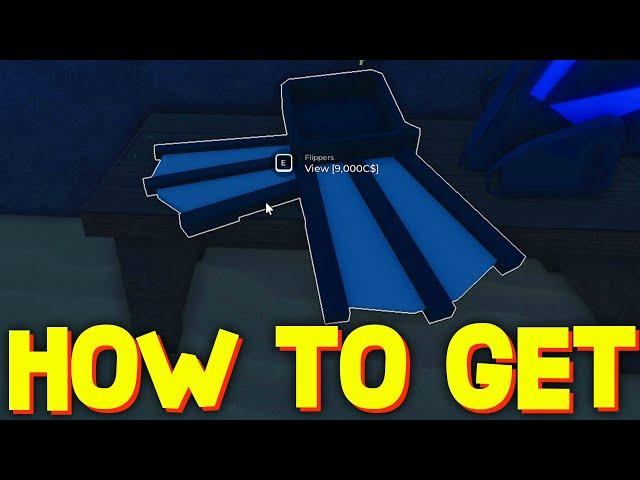 HOW TO GET FLIPPERS in FISCH! ROBLOX