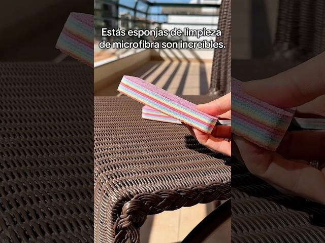 Estás esponjas de limpieza de microfibra son increíbles. #casa #tips #home #limpeza #cleaning