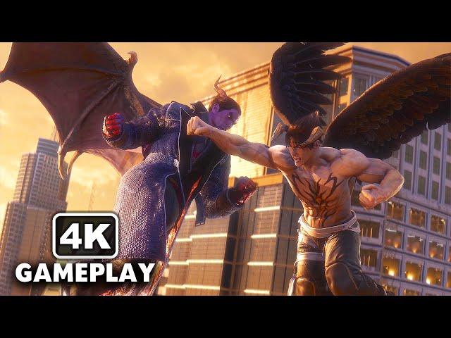 TEKKEN 8 Devil Jin vs Devil Kazuya Epic Fight Story Mode Gameplay (PS5 4K)