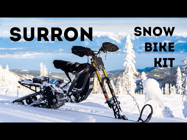 Sur ron snowbike kit testdrive