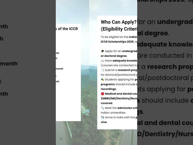  Indian Government ICCR Scholarships 2025 | Fully Funded 