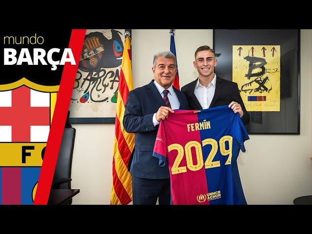 BARÇA: Fermín López renueva con el FC Barcelona hasta 2029 con una cláusula de 500 millones