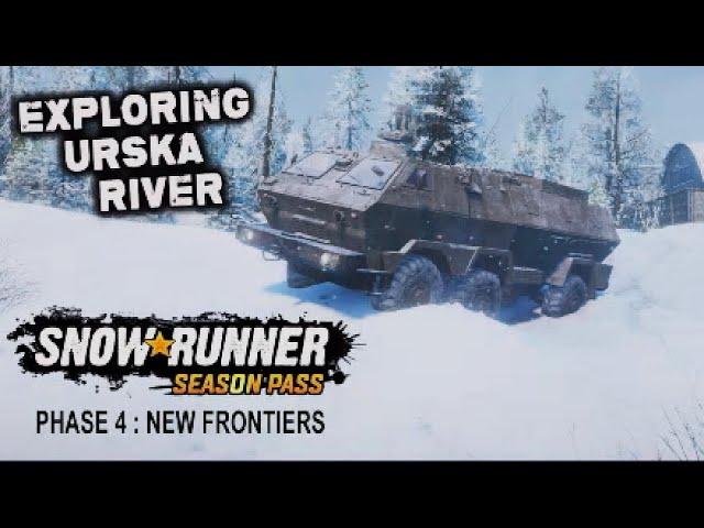 SNOWRUNNER | PHASE 4 NEW FRONTIERS  | PS5 | AMUR, URSKA RIVER GAMEPLAY.