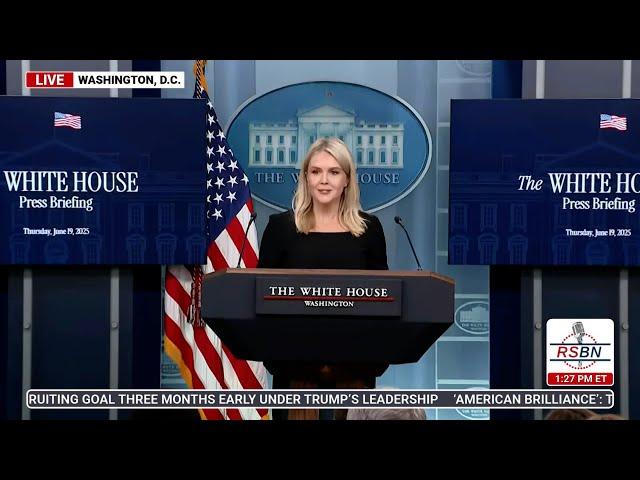 WATCH: White House Press Secretary Karoline Leavitt Holds a Press Briefing - 6/19/25