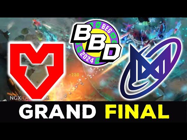 WEU GRAND FINAL !!! NIGMA GALAXY vs MOUZ - BB DACHA BELGRADE WEU DOTA 2