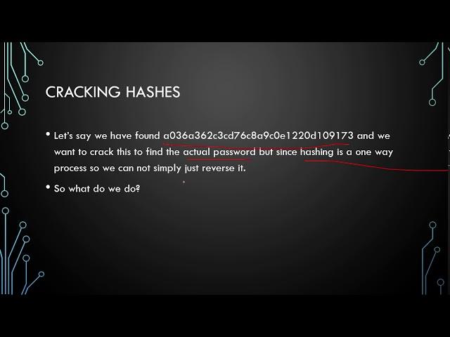 How Cracking Password Hashes Work Behind The Scenes