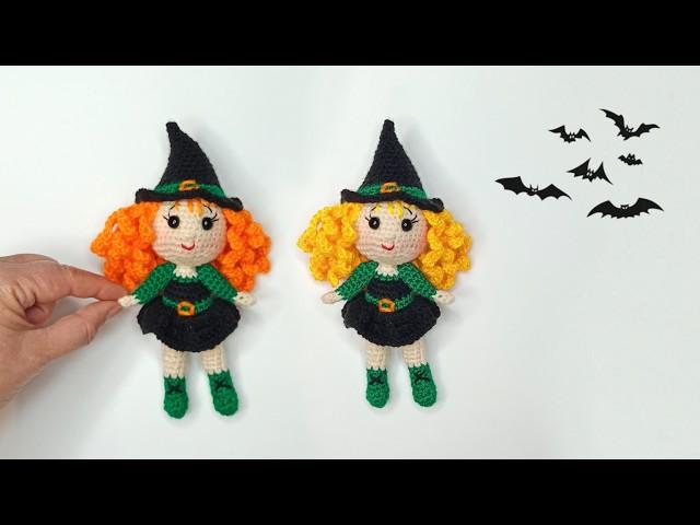 Crochet Mini Witch Doll - BEST Halloween Amigurumi Pattern! 2 / 2