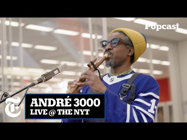 André 3000 Performs Surprise Concert in The NY Times Newsroom