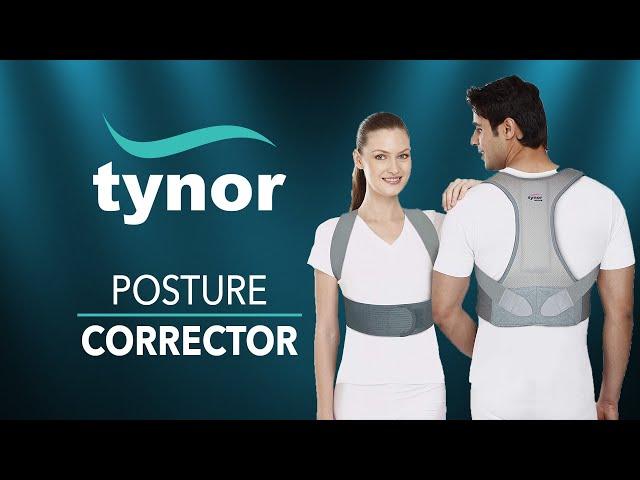 How to wear Tynor Posture Corrector to maintain correct posture during daily activities&long sitting