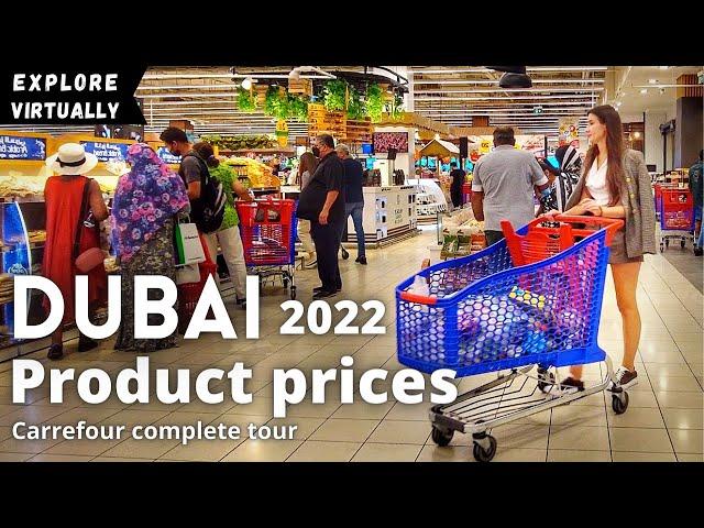 [4K] Dubai product prices | Carrefour hypermarket complete walking tour 2022