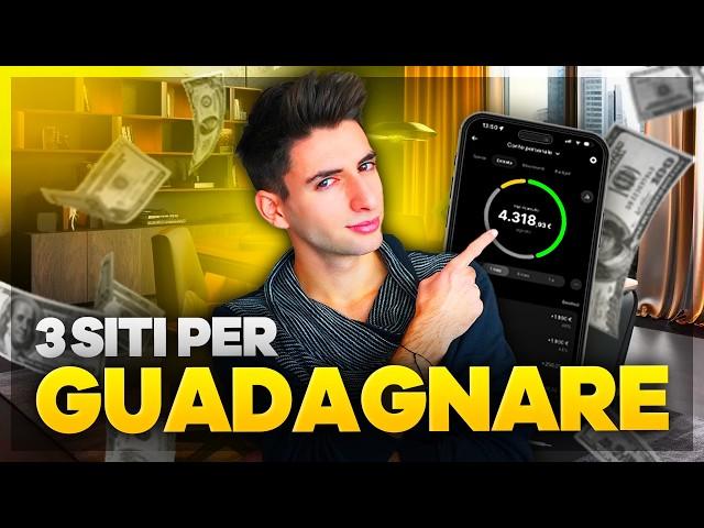 3 SITI per GUADAGNARE ONLINE (Per Principianti) - Guadagnare Soldi Online