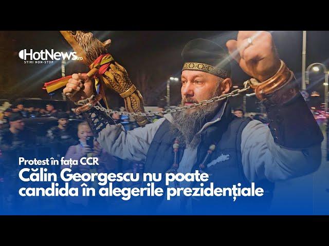 Revoltă şi confuzie. Susținătorii lui Călin Georgescu au protestat față de decizia CCR